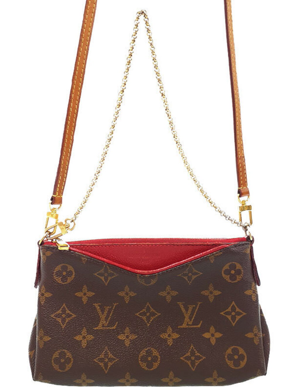 Louis Vuitton Monogram Pallas Clutch Bag